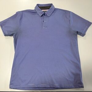 Men's Blue Striped Casual Button Down Shirt